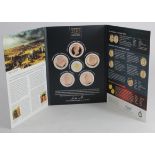 Worcestershire Medal Service Ltd. 'The Battle of Waterloo' 6 medal set 2015 in folder including