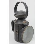 Railway interest. LNER Loco railway lamp, with four coloured lenses, height 30cm approx.