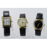 Gents wristwatches (3) by Caravelle, Derrick & Klause Kobec