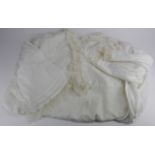 Queen Victoria interest. A cotton nightgown with lace trim previously belonging to HM Queen