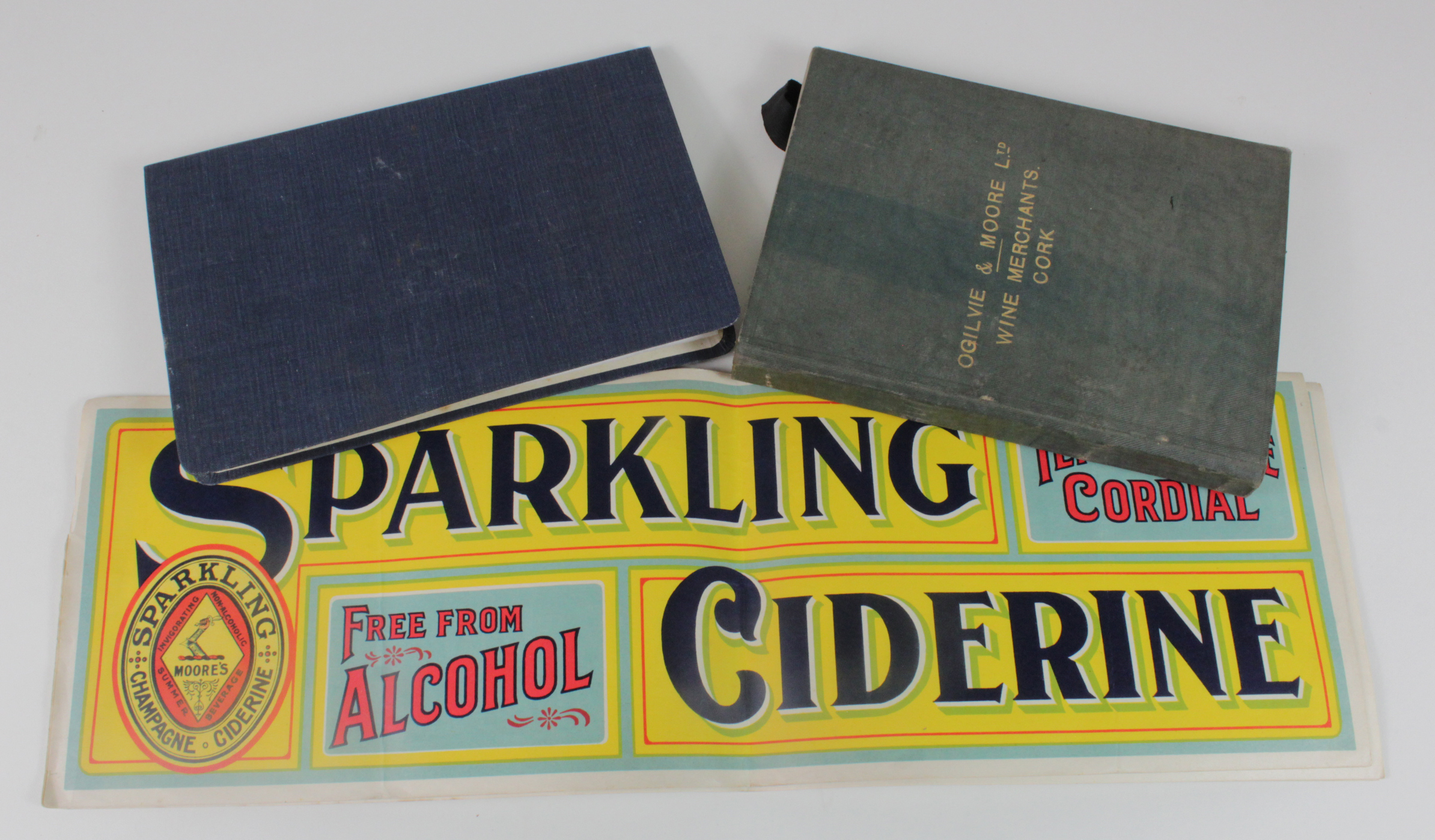 Advertising. A collection of alcohol labels, circa early 20th Century, mostly contained in two