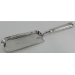 Unusual silver handled Crumb Scoop, has a solid silver scoop , both parts hallmarked G.H.Sheffield