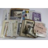 Cycling interest. A large collection of ephemera, including cycling interest, circa 19th Century &
