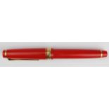 Sailor (Japan) royal tangerine (?) fountain pen