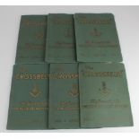 Six issues of 'The Crossbelts', The Journal of the VII King's Royal Irish Hussars, circa 1945-58,