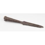 Viking circa 900 AD iron sockedted spear, 260mm