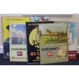 Advertising. A collection of seven board backed advertising signs / posters, for Player's,