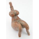 Syro-Hittite terracotta feritility idol, 130mm