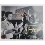 Star Wars Signed 10 x 8 of Jeremy Bulloch Boba Fett and Gary Kurtz Producer