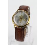 Gents Bulova accutron wristwatch circa 1967. On a brown strap