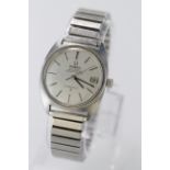 Gents Omega Automatic Constellation wristwatch circa 1967. The silvered dial with silvered baton