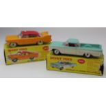 Dinky Toys, nos. 265 & 449, Plymouth U.S.A. Taxi & Chevrolet 'ElCamino' Pick-Up Truck, contained