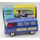 Corgi Toys, no. 464, Commer Police Van with Flashing Light, light untested, contained in original
