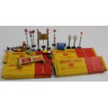 Dinky Toys. A collection of accessories, comprising four boxed items (Standard Lamp, single, no. 755