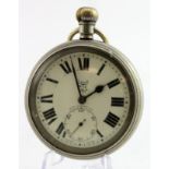 Railway interest. Limit No. 2 GWR 0.751 pocket watch, engraved to reverse, diameter 50mm approx. (