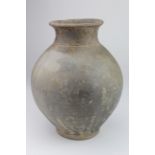 Bronze age circa 2000 AD burnished jar, 200-140mm