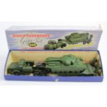 Dinky Supertoys Gift Set, no. 698, Tank Transporter with Tank, contained in original box (some