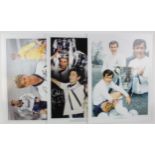 Three signed photos of leading Spurs players 1) Ossie Ardiles & Ricardo Villa signed 16 x 12"
