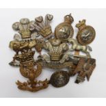 Badges Cavalry cap badges a selection, mostly different and GVF (10)