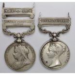 IGS 1854 with Samana 1891 clasp (144 Sepoy Sundwi 1st Punjab Infty), and India Medal 1896 with