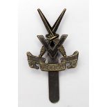 Badge a V Force cap badge, service worn, GVF