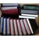 World collection arranged alphabetically 13x large stockbooks, mostly used and many CTO. Plus a