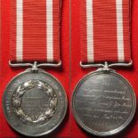 Fire Brigade unmarked silver Life Saving medal, Westminster, Presented by the inhabitants of, to