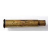 Boer War - just prior - Famous or infamous Jameson Raid January 1896 brooched bullet shell casing