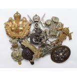 Badges Cavalry cap badges a selection, mostly different and GVF (10)