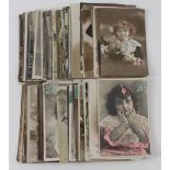 Children, range of selected postcards including RP (approx 110 cards)