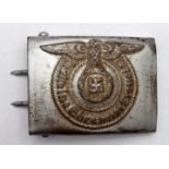 German SS Belt buckle, wear to highlights