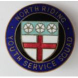 Badge - North Riding Youth Service Squad WW2 badge