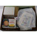 Glory box No.1 of stamps loose, in packets, small boxes, tins etc, worth checking.  Buyer collects