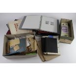 GB - large assortment in 4x GB One Country Albums, and stockbook of used Machins. Numerous packets