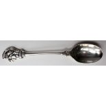 County of London 28th Battn. (Artists Rifles) silver spoon. Hallmarked W&H, Sheffield, 1907.