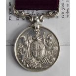Army LSGC Medal QV named to 9982 Sergt A R Seppings RE. With copy service papers, born Fakenham,