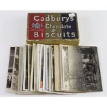 Military, small original selection in chocolate biscuit box (approx 29 cards)