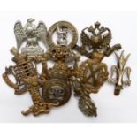 Badges Cavalry cap badges a selection, mostly different and GVF (10)