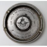 Dam Busters interest an ashtray probably sold for the RAF Benevolent fund made from the engine of