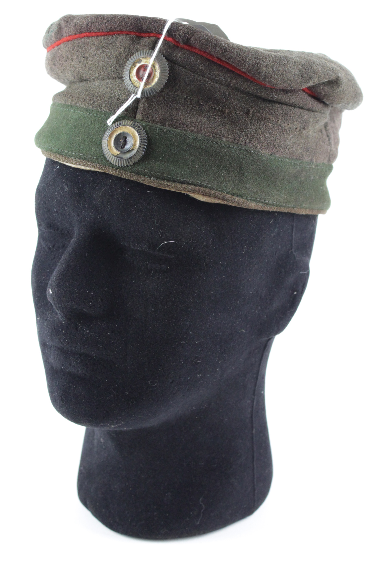 Imperial German WW1 Feldmutze soft trench cap a very well used example, issue stamped inside,