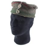 Imperial German WW1 Feldmutze soft trench cap a very well used example, issue stamped inside,