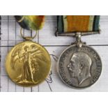 BWM & Victory Medal to 54854 Pte E Benson W.York Regt. (2)