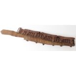 Boer War bandolier a scarce early type, in good used condition.