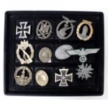 German WW2 badges & medals a selection which includes obvious copies, viewing advised