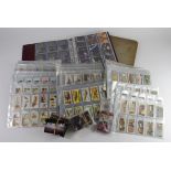 Large qty of Cigarette Card sets in sleeves, plus and album of trade, etc (qty) Buyer collects