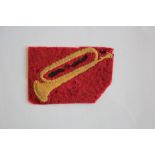 Cloth Badge: 9th Corps - 2nd Pattern RARE WW2 embroidered felt formation sign badge in excellent