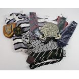 SAS / Artist Rifles interest - tub including Rugby Shirts, several Ties, Plaques, and an