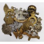 Badges Cavalry cap badges a selection, mostly different and GVF (10)