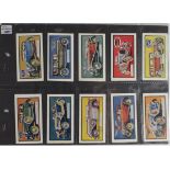 D C Thomson, Footballers - Motor Cars (double sided) set 1930 cat £240 VG-EX
