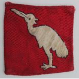 Cloth Badge: 404th East Bengal Lines Of Communication Area WW2 embroidered cloth formation sign